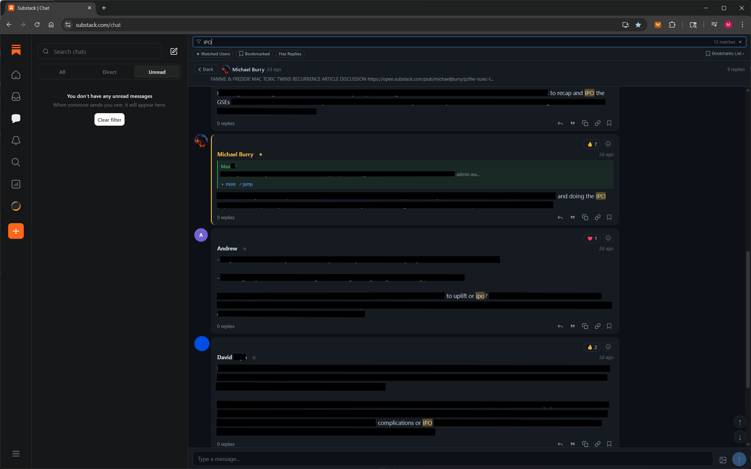 Search with highlighted results